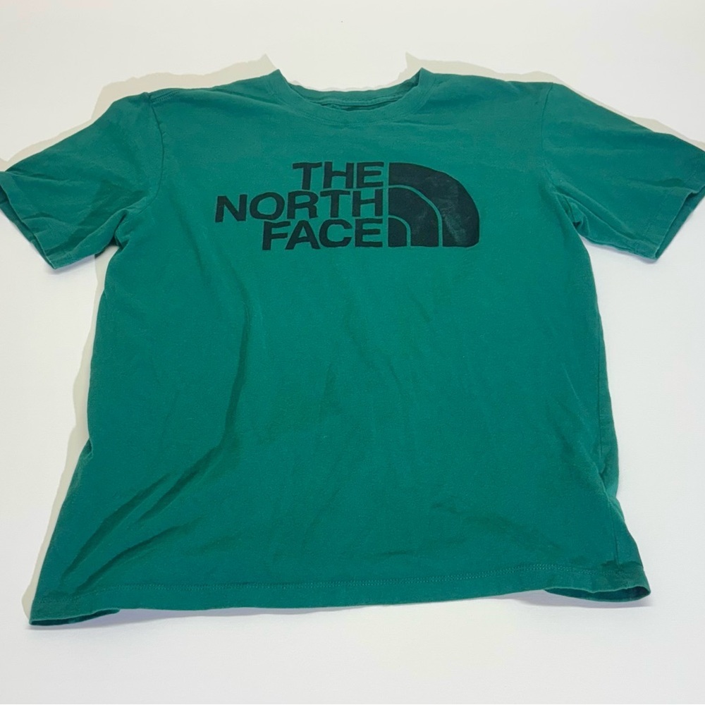 The North Face Big Logo Graphic T-Shirt Men's Medium Green - Picture 2 of 5